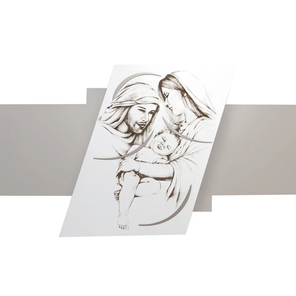 Panel con la Familia Grabada a Láser Made in Italy - Micky viadurini