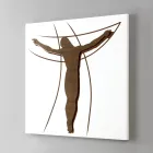 Panel grabado con láser que representa la pasión Made in Italy - Ersilia viadurini