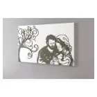 Panel grabado con láser que representa la vida Made in Italy - Aika viadurini