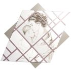 Panel grabado con láser con mujer y niño Made in Italy - Harald viadurini