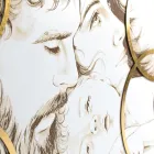 Panel Realizado con Láser de la Sagrada Familia Made in Italy - Elisa viadurini