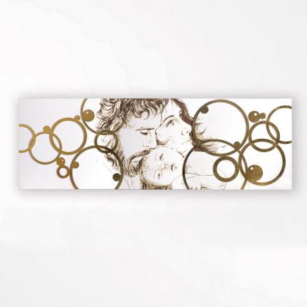 Panel Realizado con Láser de la Sagrada Familia Made in Italy - Elisa viadurini