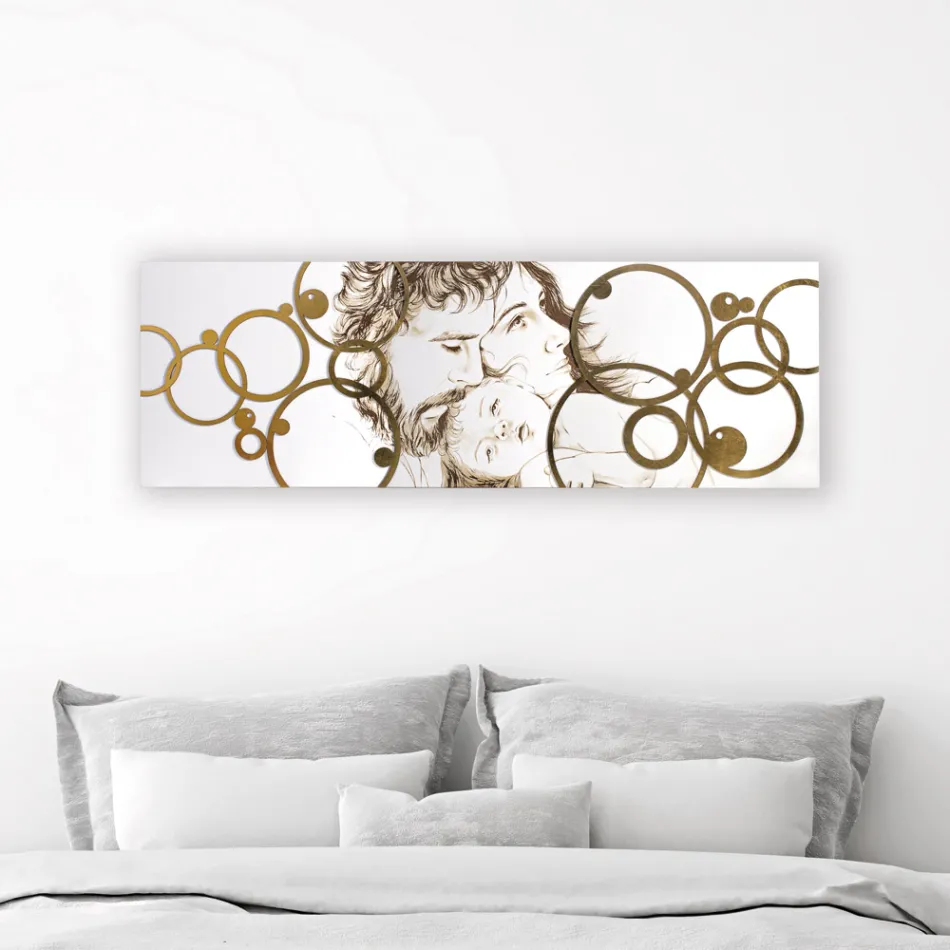 Panel Realizado con Láser de la Sagrada Familia Made in Italy - Elisa viadurini