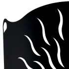 Protector de Estufa Curvo con 2 Puertas de Metal Made in Italy - Pato viadurini