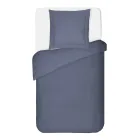 Juego de funda nórdica de satén 100 % algodón con 1 funda de almohada, fabricado en Italia, suave y esponjoso viadurini