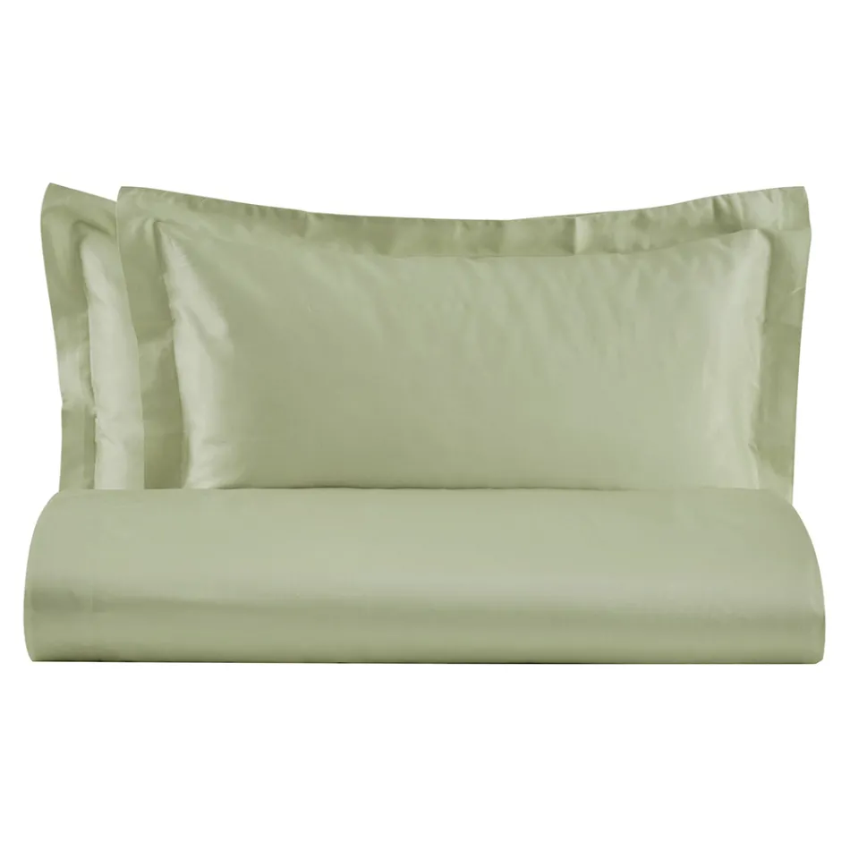 Juego de funda nórdica doble en satén 100 % algodón fabricado en Italia - Fluffy viadurini