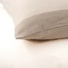 Juego de funda nórdica para cama de matrimonio en 90% algodón y 10% lino fabricado en Italia - Nestlé viadurini