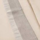 Juego de funda nórdica para cama de matrimonio en 90% algodón y 10% lino fabricado en Italia - Nestlé viadurini