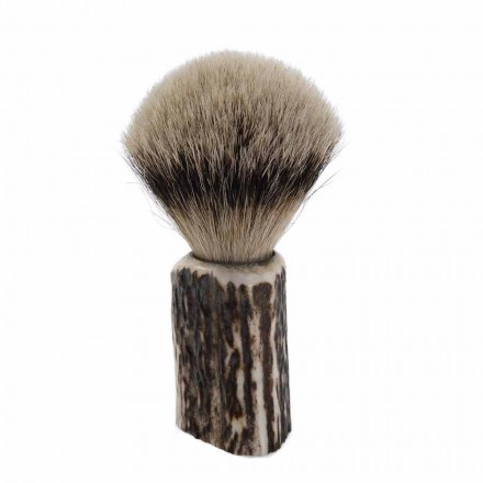 Brocha de afeitar artesanal de pelo de tejón Made in Italy - Euforia viadurini