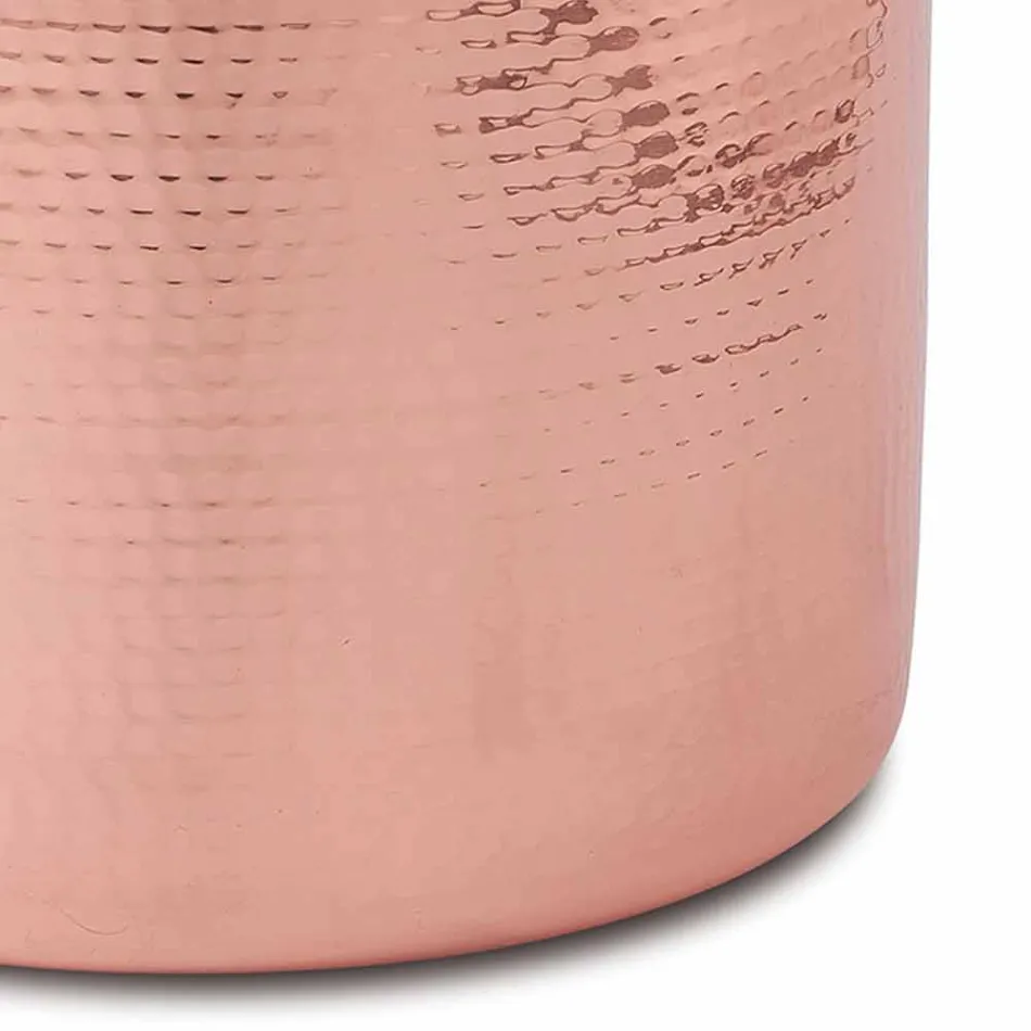 Olla Alta en Cobre Estañado a Mano con Asas y Tapa 20 cm - Mariarita viadurini