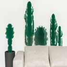 Planta de plexiglás decorativa, en varios colores, H 102cm Braies viadurini