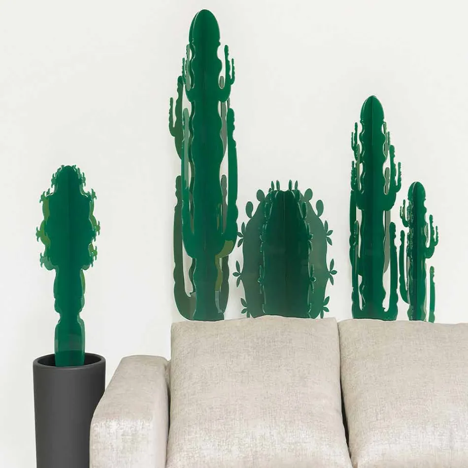 Planta de plexiglás decorativa, en varios colores, H 102cm Braies viadurini