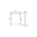 Toallero de baño vintage de latón Made in Italy - Aristide viadurini