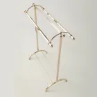 Perchero para toallas de baño vintage de latón fabricado en Italia - Aristide viadurini