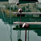 Lámpara de pie para exteriores Poleasy Design, 2 colores - Hollywood by Myyour viadurini