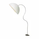 Lámpara de pie moderna H210cm In-es.artdesign Half Moon color nebulite viadurini