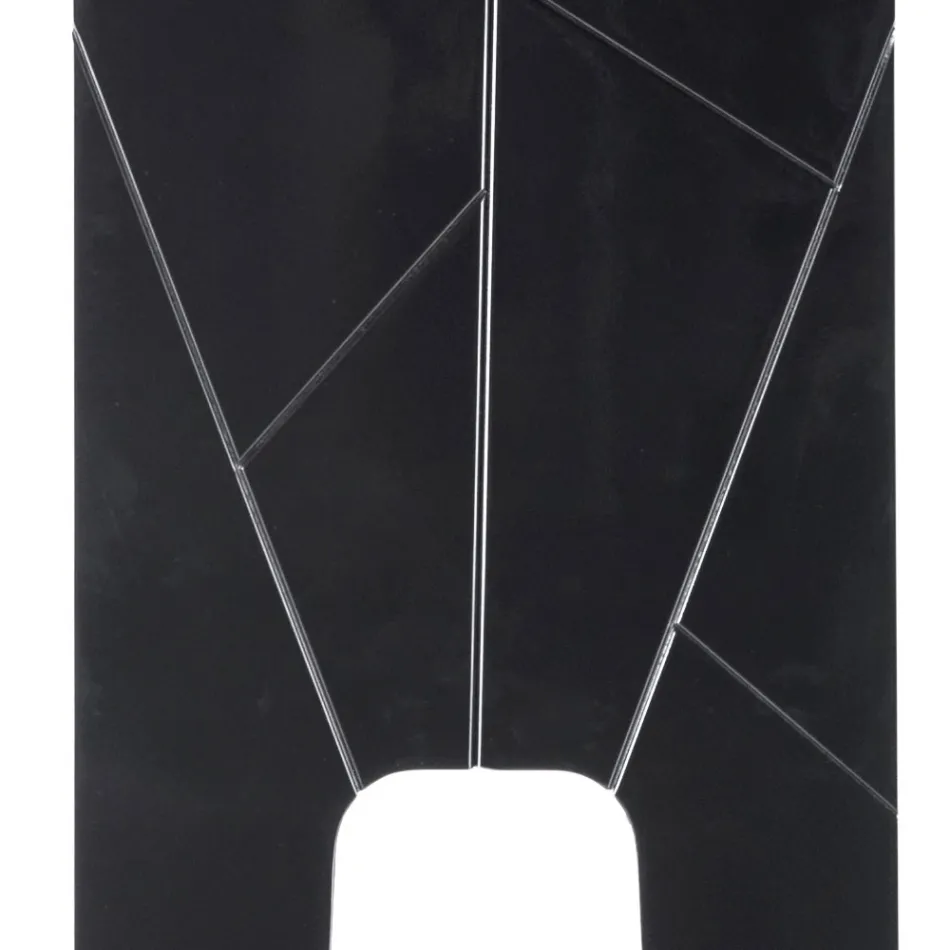 Lámpara de pie de madera y tela de diseño Grilli Zarafa fabricada en Italia. viadurini