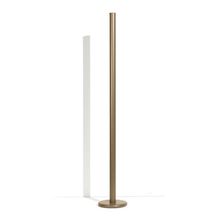 Lámpara de pie moderna de metal con doble iluminación Made in Italy - Roman viadurini