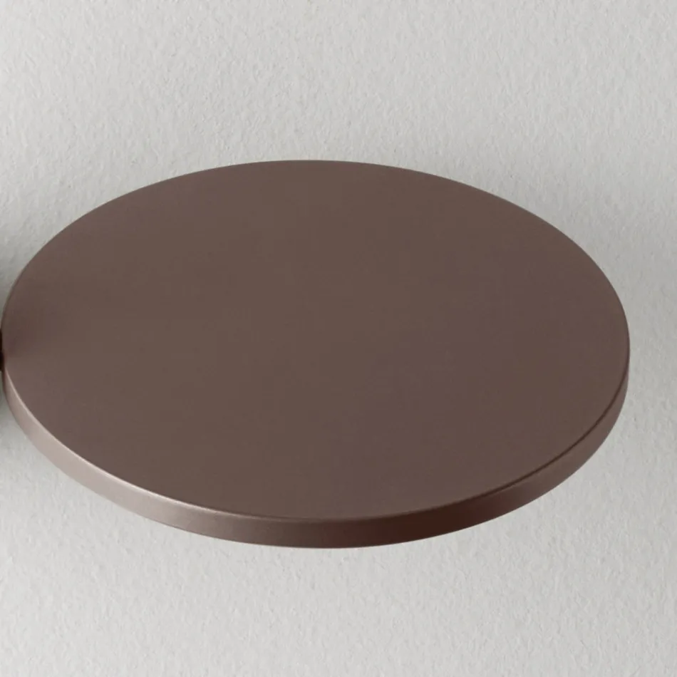 Lámpara de pie de metal con varios acabados fabricada en Italia - Lumi viadurini