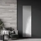 Placa radiante eléctrica de basalto con pantalla de diseño, fabricada en Italia. viadurini