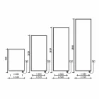 Radiador de pared moderno de placa radiante eléctrica hasta 1000 W - Doblado viadurini