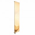 Placa radiante eléctrica vertical en dorado de diseño moderno hasta 1000 W - hielo