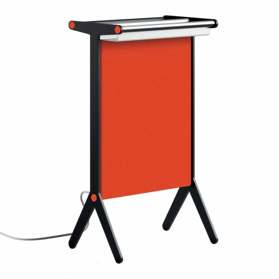 Placa Radiante en Aluminio y Diseño Eléctrico y Tejido de Color 150 W - Sam viadurini