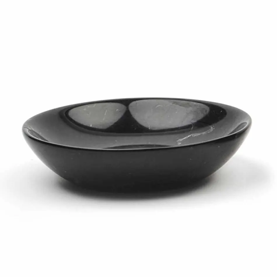 Plato Redondo Moderno en Mármol Varios Colores Hecho en Italia - Pin viadurini