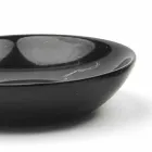 Plato Redondo Moderno en Mármol Varios Colores Hecho en Italia - Pin viadurini