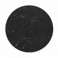 Plato redondo de queso en mármol blanco o negro hecho en Italia - Kirby
