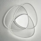 Lámpara de techo Lámpara de pared LED en metal dorado o plateado - Rosella viadurini