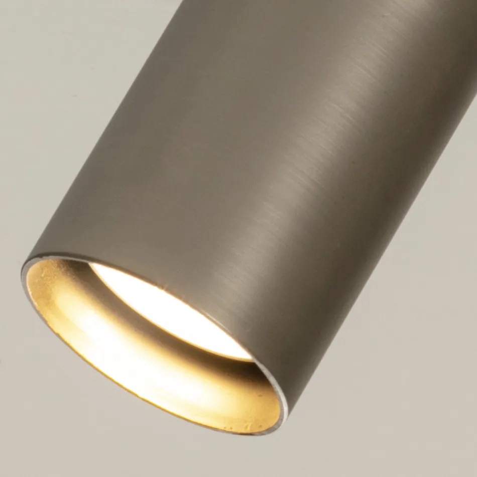 Lámpara de techo artesanal en cerámica y metal Made in Italy - Toscot Match viadurini