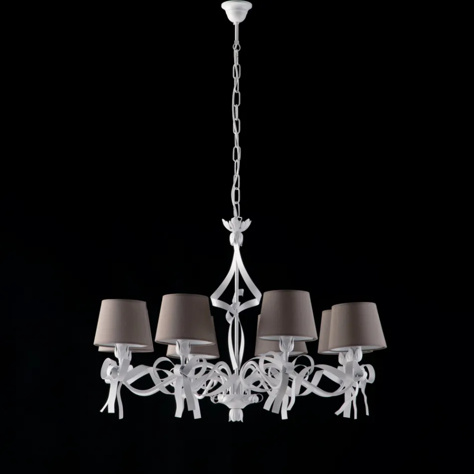 Lámpara de techo LED blanca para iluminar espacios modernos y ordenados – Dalia viadurini