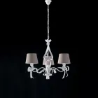 Lámpara de techo LED blanca para iluminar espacios modernos y ordenados – Dalia viadurini