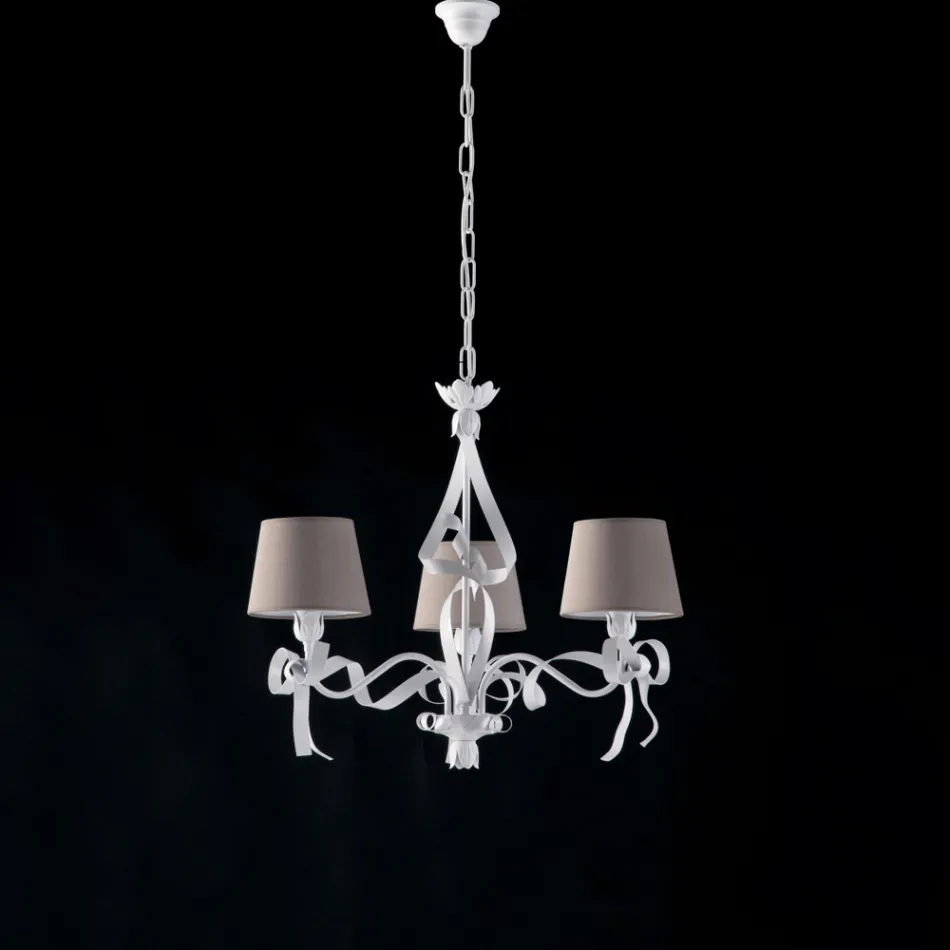 Lámpara de techo LED blanca para iluminar espacios modernos y ordenados – Dalia viadurini