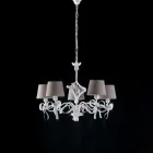 Lámpara de techo LED blanca para iluminar espacios modernos y ordenados – Dalia viadurini