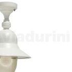 Lámpara de techo exterior de aluminio estilo vintage Made in Italy - Cassandra viadurini