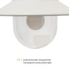 Lámpara de techo para exterior en aluminio Made in Italy Estilo vintage - Cassandra viadurini