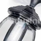 Lámpara de techo para exteriores de aluminio fundido a presión fabricada en Italia, Anika viadurini