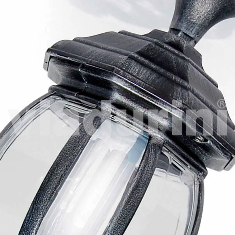 Lámpara de techo para exteriores de aluminio fundido a presión fabricada en Italia, Anika viadurini