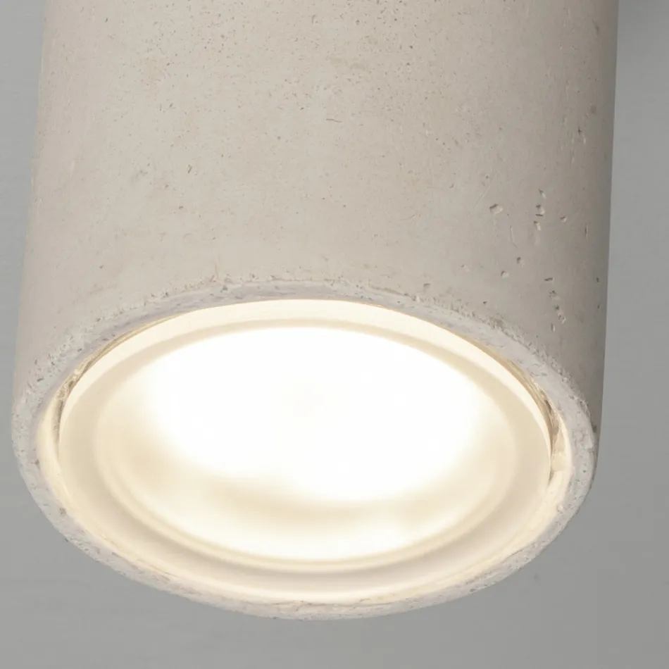 Lámpara de techo para exteriores en arcilla coloreada hecha a mano en Italia - Toscot Hans viadurini