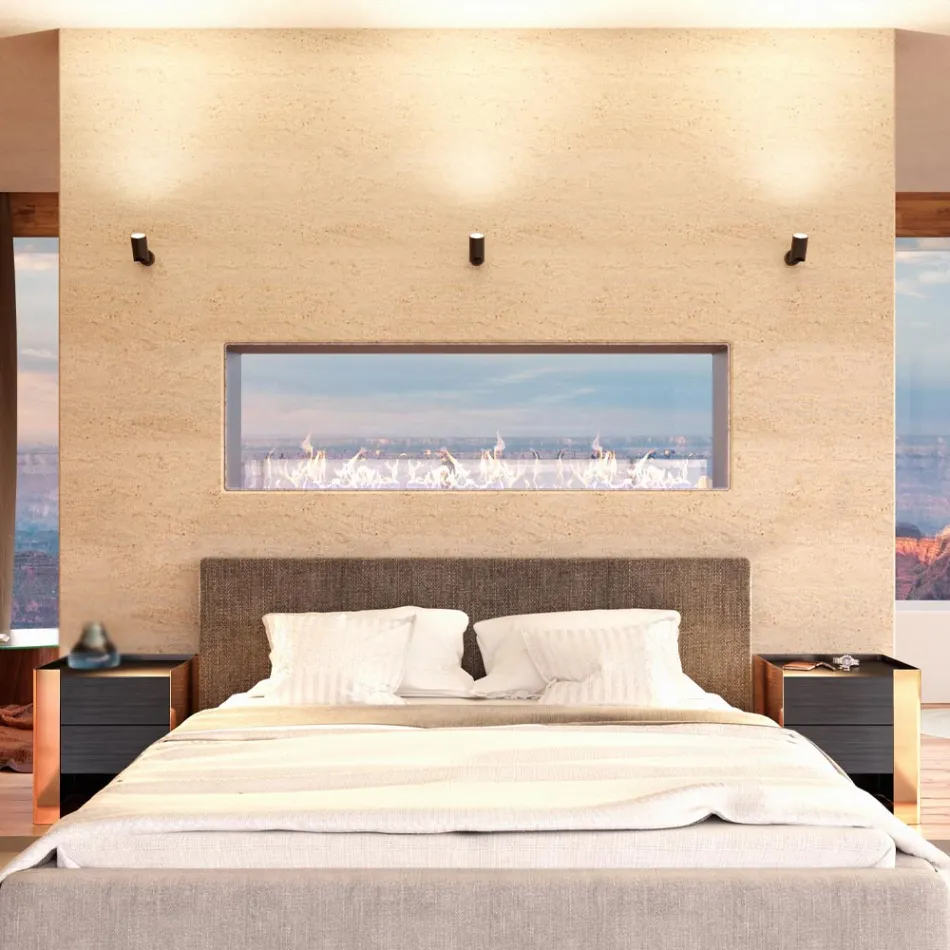 Foco de techo ajustable en aluminio blanco o negro 4 piezas - Lazzaro viadurini