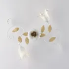 Lámpara de techo de hierro lacado en marfil, fabricada en Italia, para decoración de interiores - Marrakech viadurini