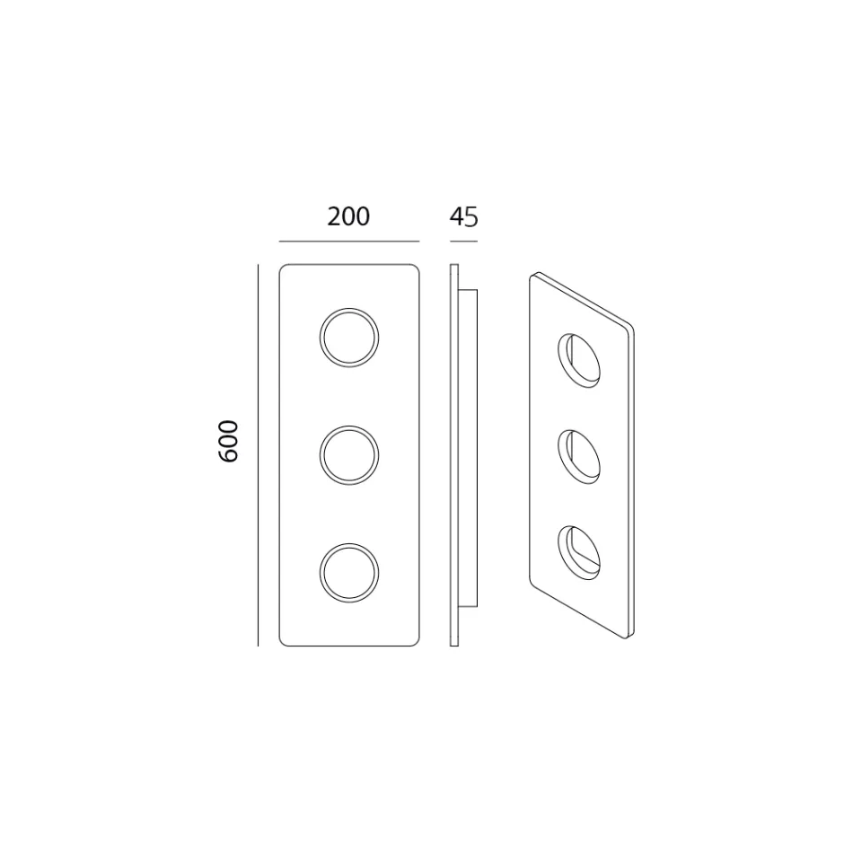 Lámpara de techo de mayólica toscana hecha a mano en Italia - Toscot Vivaldi viadurini