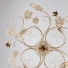 Lámpara de techo LED cromada de fabricación italiana para espacios modernos – Fiore viadurini