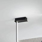 Lámpara de Techo en Metal Pintado e Inserto Extraíble en Vidrio Granulado - Catalpa viadurini