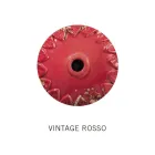 Plafón industrial 3 focos en hierro y cerámica artesanal - loft viadurini