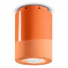 Lámpara de techo vintage de cerámica Made in Italy - Ferroluce Pi viadurini