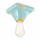 Techo de cerámica de base cuadrada de la vendimia Ashley Ferroluce viadurini