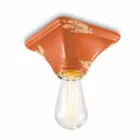 Techo de cerámica de base cuadrada de la vendimia Ashley Ferroluce viadurini